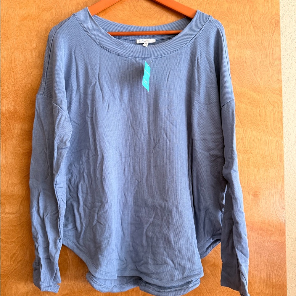 Maurices Ribbed Long Sleeved Women's Top